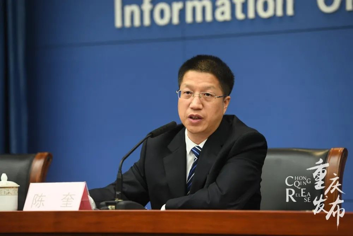 陈奎回答记者提问 邹乐 摄