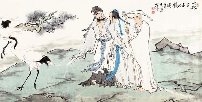 苏轼说佛印是一坨牛粪，却输了。悟道的人，很容易看出其中的玄机