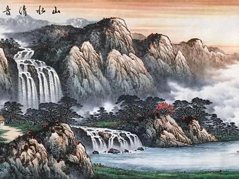 胸中有丘壑，自然有清音，国画山水清音图赏析。|石涛|画家|意境|张月岗