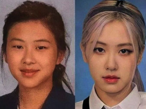 Lisa队友学生照曝光,小眼塌鼻嘴巴大,如今眼大3圈身材极瘦