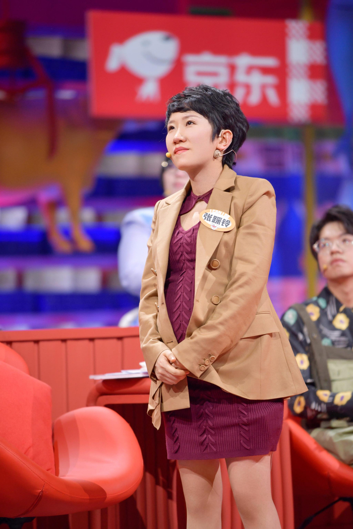 如今，怀着二胎的张踩铃从网络中走了出来，参加《奇葩说》。采访者供图