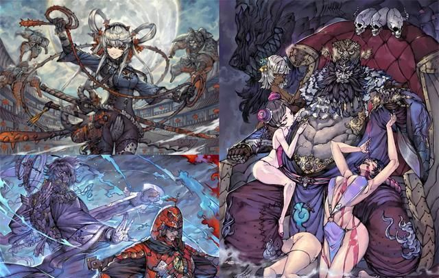 三国杀:浅析画家苍月白龙,辨识度最高的画师,画风独特画工精细