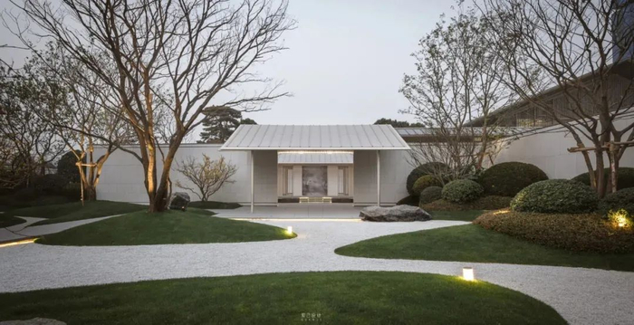 新中式庭院——园子里的极简东方|建筑|中国传统文化_新浪新闻