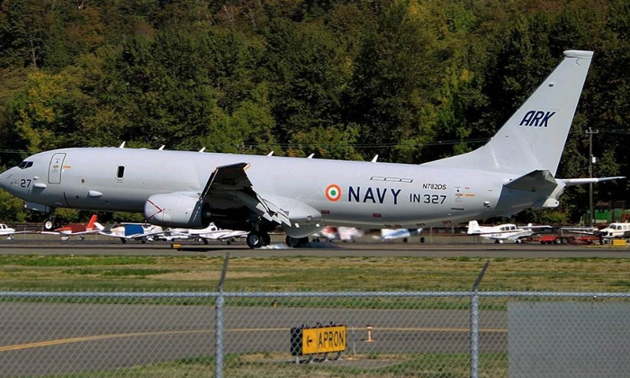  印度向美国购买的P-8I反潜巡逻机。