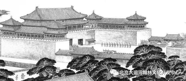 　　图为《京门九衢图》分段画卷