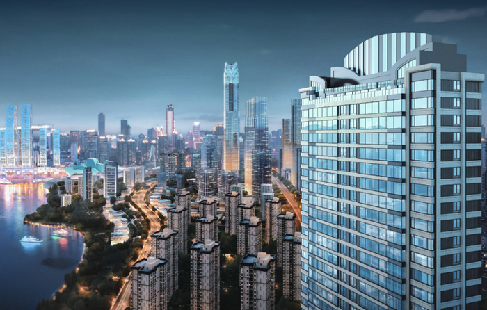 头排新作效果图（央广网发 阳光城·天澜道11号供图）