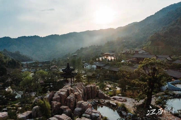 葛仙村度假区的美丽风景