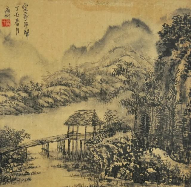 朱烨字金刚,1975年生于扬州,幼习书画得扬州多位名仕