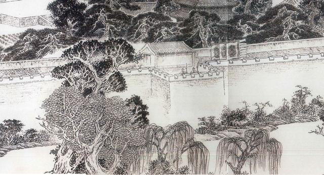 　　图为《京门九衢图》分段画卷——永定门篇鉴赏