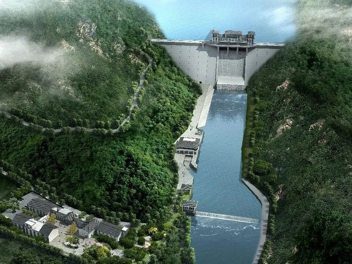 朱溪水库效果图