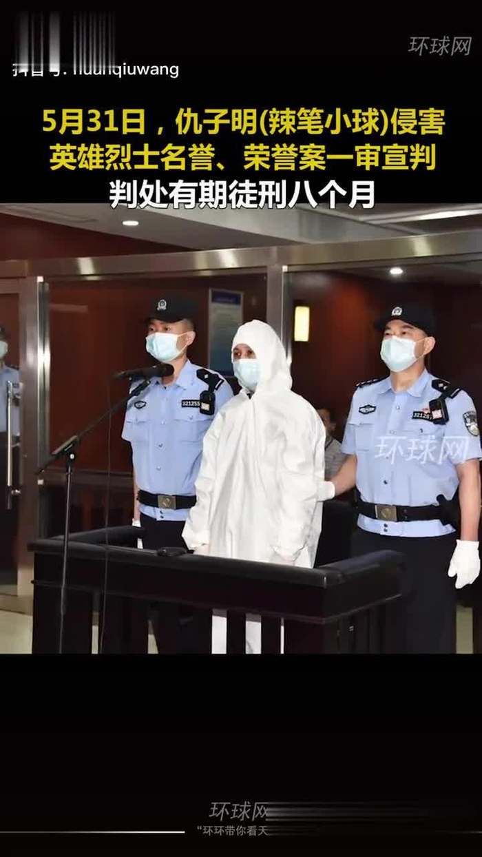 "辣笔小球"获刑8个月!英烈岂容诋毁