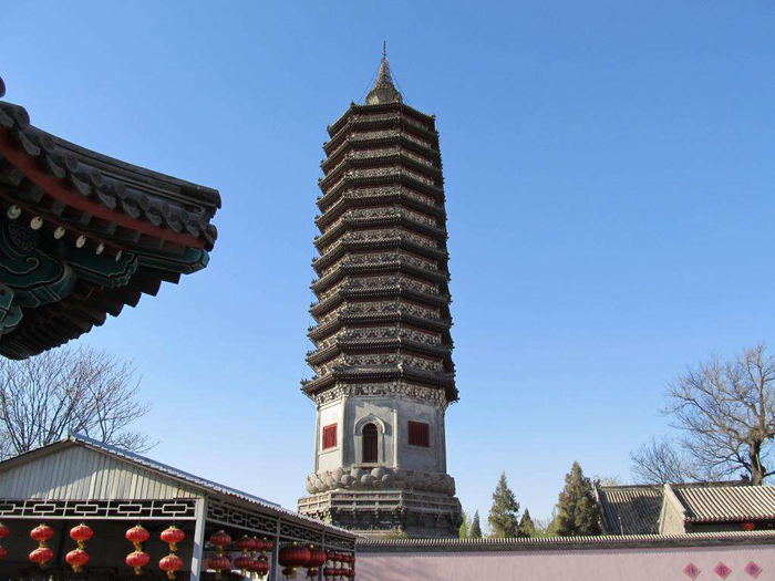 图为燃灯佛舍利塔资料图