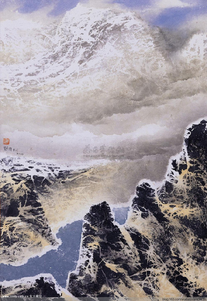 著名画家刘国松精品水墨画作品欣赏|刘国松|水墨画|精品_新浪新闻