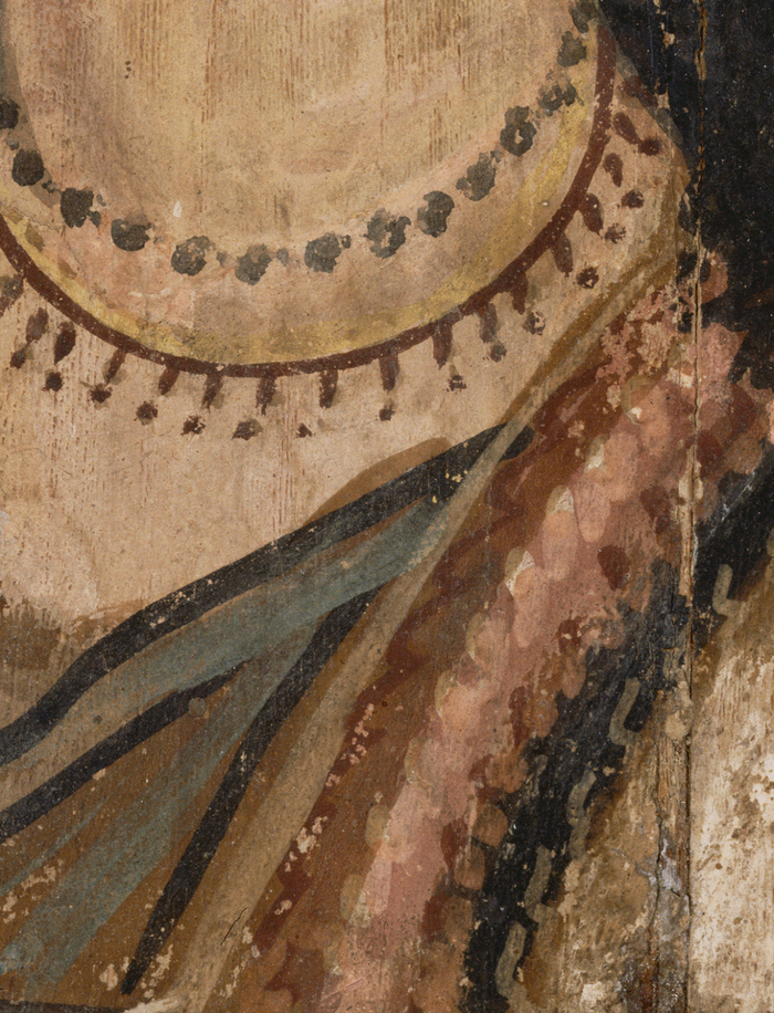 《绘有伊西斯的木板》（细节）