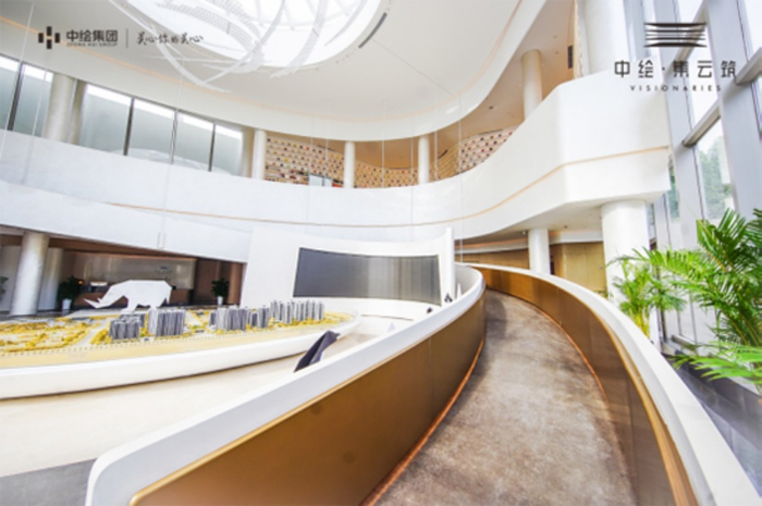 （中绘集云筑美学生活馆实拍图，中绘集团供图，央广网发）