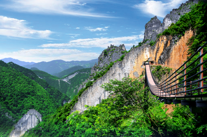 武陵山大裂谷景区（央广网发 武陵山大裂谷景区供图）