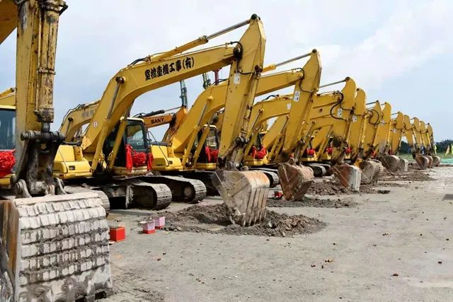 T3航站楼工程现场开工图。通讯员供图