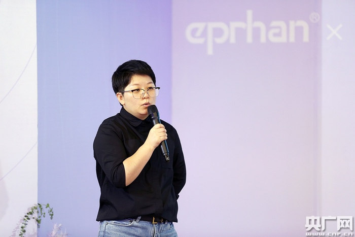 天猫美妆洗护品牌营销负责人正官（央广网记者 唐磊 摄）