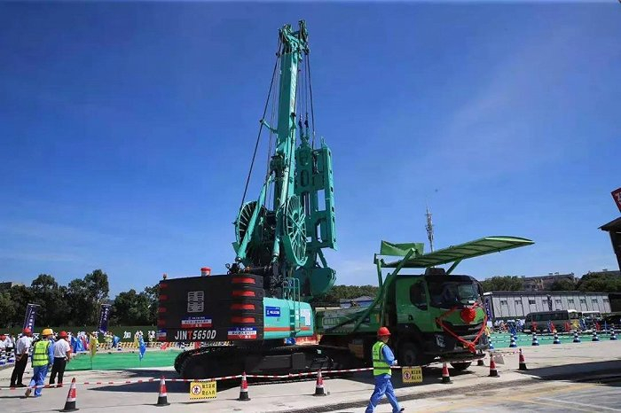 福民公园站开工现场 张培坚/摄