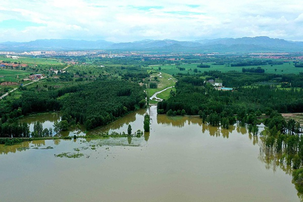 唐河流域生态治理现场（主办方供图）