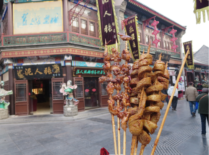 （《古运回望图》采风图片）