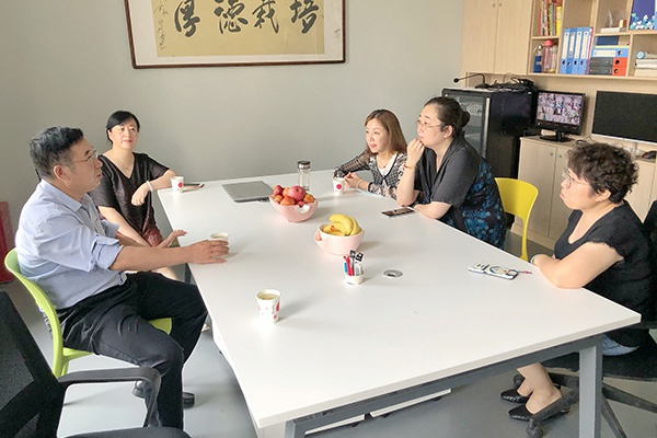 北京和平未来幼儿园调研现场（太原幼儿师范高等专科学校供图）