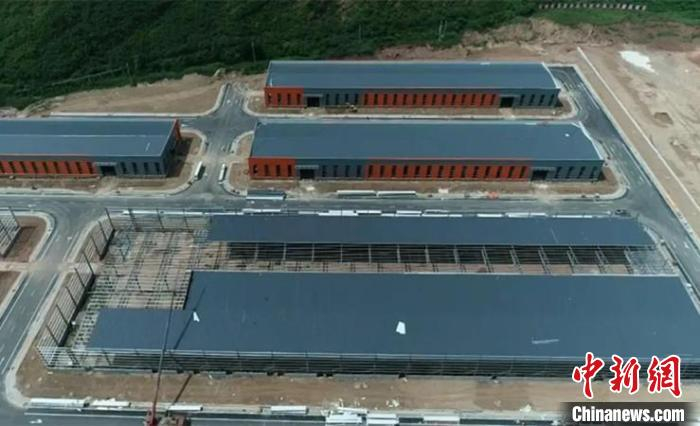 山西吉县产业集聚区初具规模。　吉县融媒体中心供图