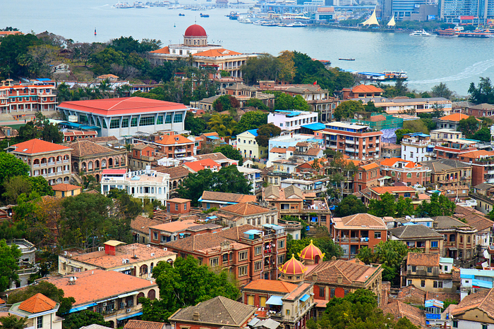 鼓浪屿上的老建筑