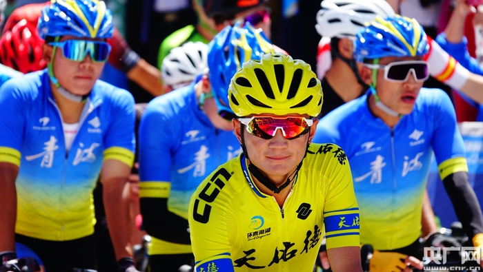 青海队信心满满（央广网发 张海东 摄）