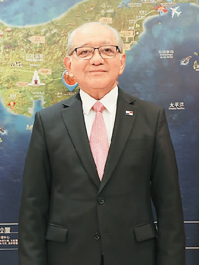 巴拿马驻华大使甘林。　　海外网 谢 明摄