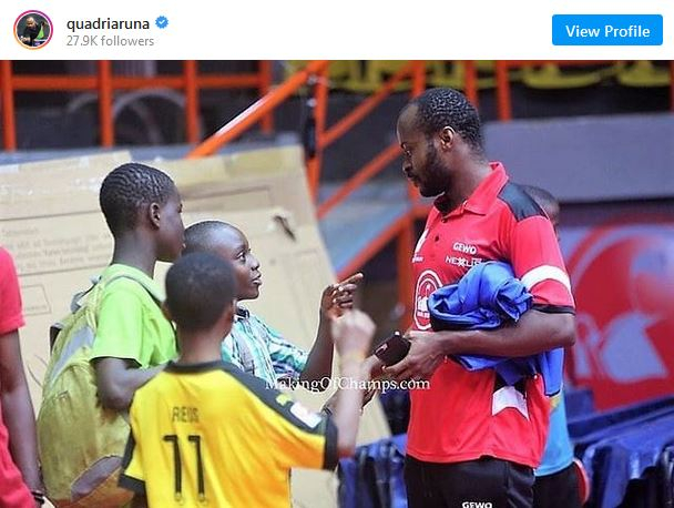 阿鲁纳作为尼日利亚年轻人的榜样