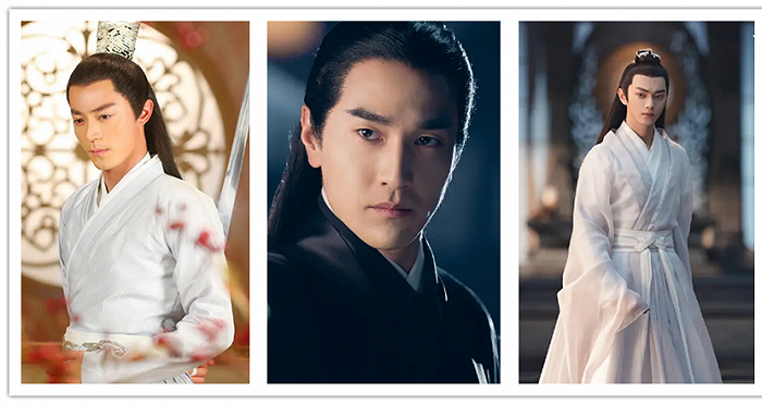 仙侠剧中同款“高冷”男主以及同款眉毛、发型与“扑克脸”