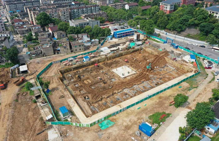 狮子山独立工矿区改造提升工程。（央广网发 铜陵铜官区委宣传部供图）