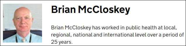 英国政府官网上对于布莱恩·麦克洛斯基的介绍页面