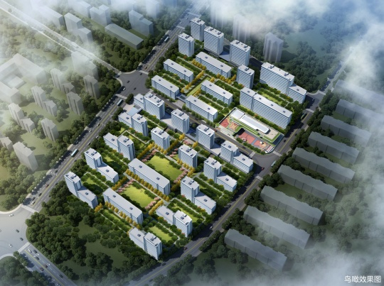 （效果图，绿城·柳岸晓风供图，央广网发）