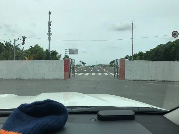 图说：大场路南侧尽头