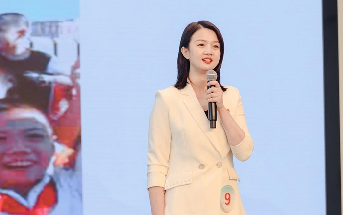 梅月圆参加长兴县组织的红色宣讲活动（央广网发受访者提供）