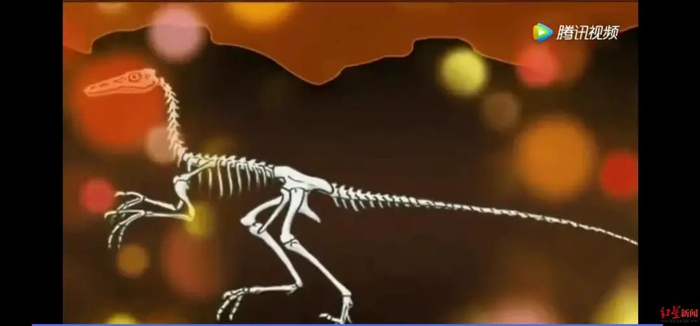 动画片截图（片尾的恐龙）