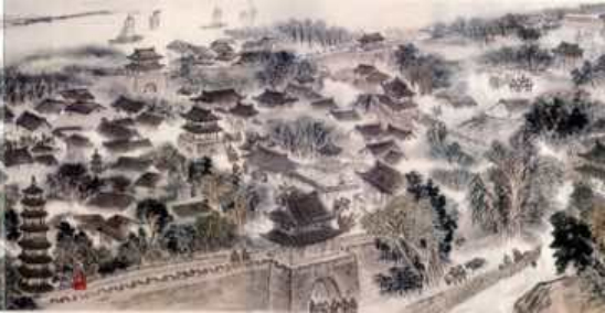 （《古运回望图》德州段）