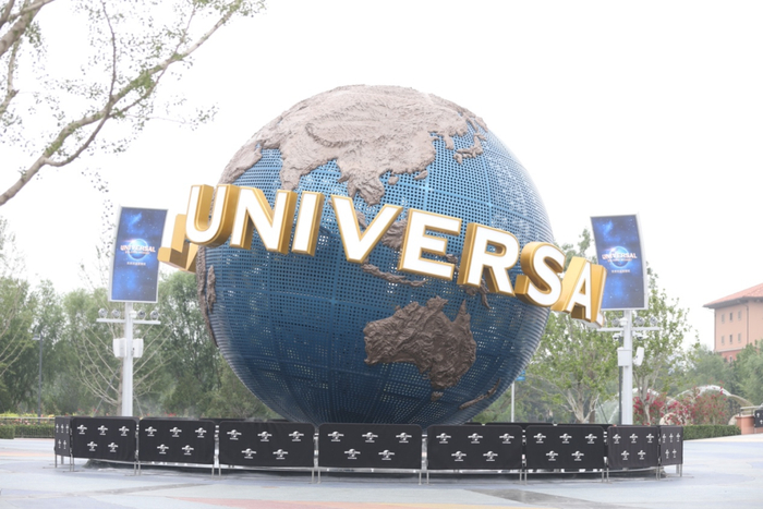 环球城市大道地标性景点 张笑嫣/摄