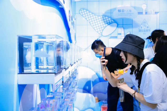 卢沧龙的云朵作品受到人们的关注和喜爱（图片由受访者提供）