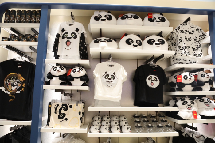 功夫熊猫主题商品 张笑嫣/摄