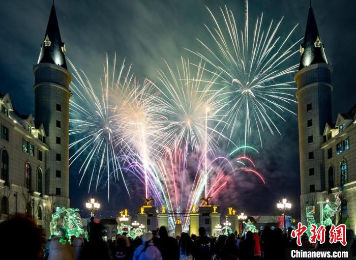 烟花秀现场 李浩僮 摄