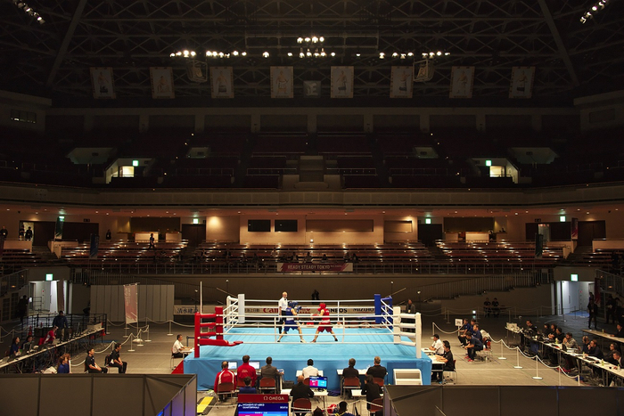 为配合东京奥运会，内部改造成了拳击赛场。  资料图