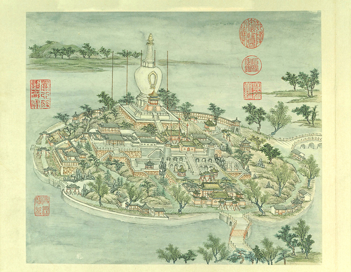 《燕京八景图》之一