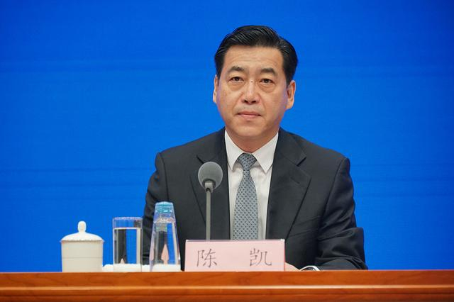 国家邮政局副局长陈凯 澎湃新闻记者 周頔 摄