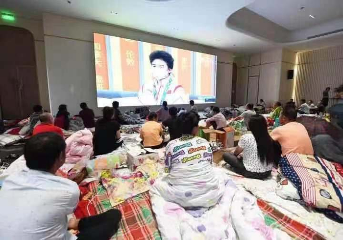 锦北街道临时安置点（央广网发临安区委宣传部提供）
