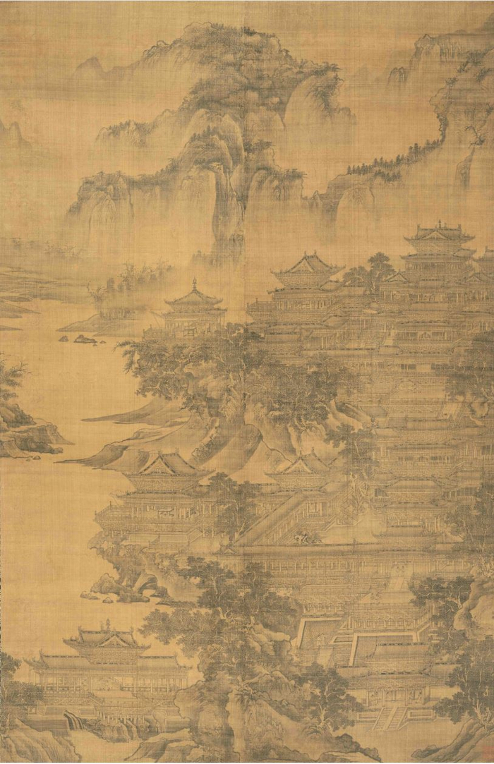 宋郭忠恕《明皇避暑宫图》大阪市立美术馆藏