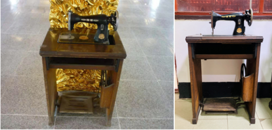 第二代脚踏式木板缝纫机