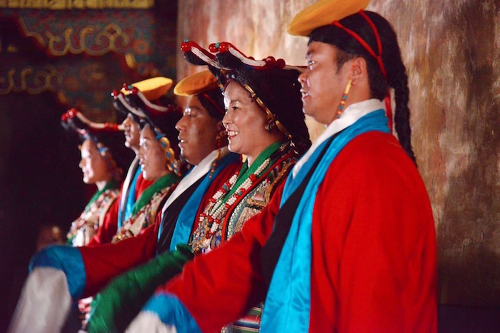 开幕当天，在艺术中心内举办的“西藏非遗音乐之夜”